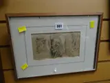 Untitled by John de Walton, pencil, sold Jun 2017