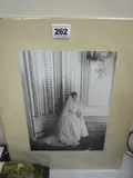 wedding portrait of HRH Princess Margaret in Norman Hartnell dress, signed 'Cecil by Cecil Beaton, photograph, sold Feb 2016