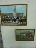 The Life Guards Buckingham Palace, watercolour, signed and dated 1957 bottom left, by W W Gomme, 1957, watercolour, sold Jan 2016