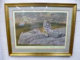 signed Limited Edition print, Quizzical Quadniped 189/1500 with pencil signature, Soloman and Whitehead Guild embossed stamp, approximately 79.5cm x 56.5cm by Anthony Gibbs, print, sold Jan 2016