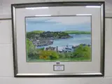 Oban Harbour, signed and titled bottom right by Dorothy Bruce, sculpture, sold Jan 2016