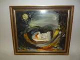 'Pembrokeshire Lane', oil on board, signed and dated 1964 lower right, titled on by Eric Bradforth, 1964, oil on board, sold Nov 2015