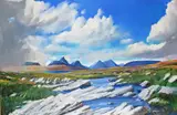 Wester Ross and Sutherland Signed and dated 86 Oil on canvas 122 x 183cm by John Mathison, Oil on canvas, sold Dec 2015
