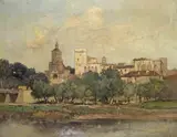 Pope’s Palace by Oliver Hall, Oil on canvas, sold Dec 2015