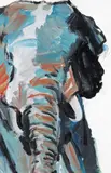 Blue elephant Oil on canvas 78 x 51cm Painted in 1990 by Tom Christopher, 1990, Oil on canvas, sold Dec 2015