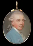 Portrait miniature of James Whatman by John Smart, 1777, oil, sold Dec 2015