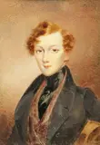 Portrait of Sir Francis Charles Edward Denys-Burton as a by Mary A. Millington Mannin, oil, sold Dec 2015