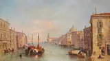 The Grand Canal Venice by James Vivien De Fleury, Oil on canvas, sold Dec 2015