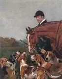 Portrait of George Wateridge by John Emms, Oil on canvas, sold Dec 2015