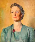 Portrait of a Dutch Woman by Clara Klinghoffer, 1938, oil on canvas, sold Jan 2022