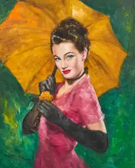Helène by Pál Fried, oil on canvas, sold Jan 2022