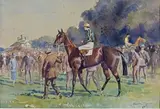 Chantilly by Karl Reille, Aquatinte II, propriété du Baron de Rothschild, sold Jun 2014