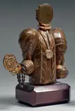 Alice by Miguel Berrocal, Épreuve en bronze doré, sold Jun 2014