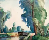 L'écluse by Charles Picard le Doux, Aquarelle, sold Jun 2014