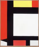 Composition by István Beöthy, 1936, Gouache sur papier, sold Apr 2013