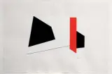 Abstraction by Geneviève Claisse, Gouache, sold Apr 2013