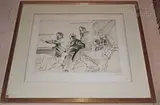 Société d'amateurs by Claude Weisbuch, Lithographie signée en bas à droite et numérotée, sold May 2021