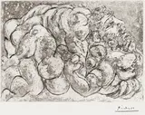 Le Viol, IV, from La Suite Vollard (B. 181 Ba. 340) by Pablo Picasso, etching, aquatint and drypoint on paper, sold Oct 2020