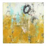 Untitled by Cindy Walton, Oil and cold wax on panel, sold Oct 2023