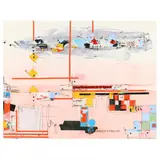Divertimenten in D Groot by Sam Middleton, Mixed-media collage on paper, sold Oct 2023