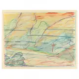 Untitled by Marcus Reichert, Colored pencil on paper, sold Oct 2023