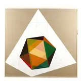 Pyramidal Jewel by John Hiigli, Oil on linen, sold Oct 2023