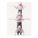 Untitled (Smile-ism No. 2) by Yue Minjun, Lithograph in colors, sold Oct 2023
