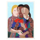 Three Women of America by Elizabeth Catlett, Screenprint in colors, sold Oct 2023