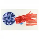 Diver's Line by James Rosenquist, Etching and aquatint in colors, sold Oct 2023