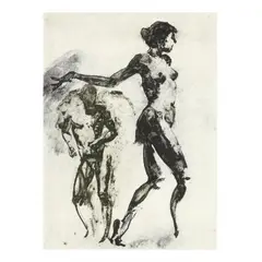 Nudes (Couple) by Eric Fischl, Soft-ground etching and aquatint, sold Oct 2023