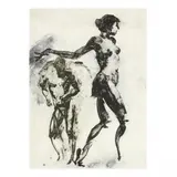 Nudes (Couple) by Eric Fischl, Soft-ground etching and aquatint, sold Oct 2023