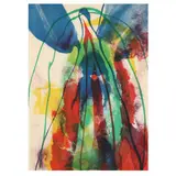 Earth Day by Paul Jenkins, Lithograph in colors, sold Oct 2023