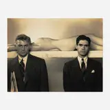 Robert Bishop and José Martinez with the Model, Pale Ivory by George Platt Lynes, gelatin silver print, sold May 2026