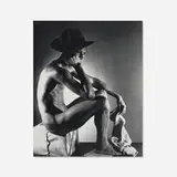 Bobby Evans, Seated Wearing a Hat by George Platt Lynes, gelatin silver print, sold May 2026