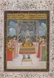 Indien, wohl 19.Jh by Miniatur von Krishna, gouache, sold Dec 2015
