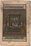 Indien, um 1900 by Lot: 4 Miniaturmalereien, gouache, offered Dec 2015