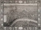 Malerischer Plan der Stadt Basel by Johann Friedrich Mähly, aquatint, offered Dec 2015