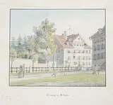 Erinnerung an St. Gallen by St. Gallen, watercolor, sold Dec 2015