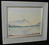 Am Thunersee, 1942 by Louis Dürr, oil on canvas, sold Dec 2015