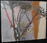 Stillleben, 1977 by Hannes Gruber, oil on canvas, sold Dec 2015