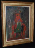 Kafka", 1952 by Adolf Herbst, oil on canvas, sold Dec 2015