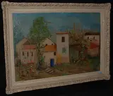 Paesaggio Ticinese by Margherita Osswald-Toppi, oil on board, sold Dec 2015