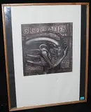 Giger's Alien by H. R. Giger, 1980, offset lithograph, sold Dec 2015