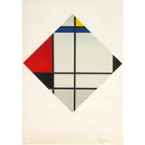Composition Plastique 5M," 1926/1970 by César Domela, screenprint, sold Jan 2024