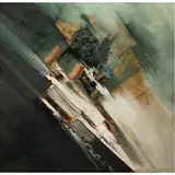 Abstract by Don Clausen, 1969, oil on canvas, sold Jan 2024