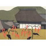 Early Autumn by Kiyoshi Saitō, woodcut in colors, sold Jan 2024