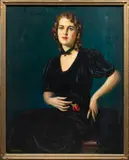 Untitled by Christian von Schneidau, oil on canvas, sold Jan 2024