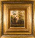 Untitled by Thomas Churchyard, oil on board, sold Jan 2024