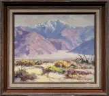 California Landscape by Paul Conner, oil on board, sold Jan 2024