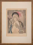 after Marie Laurencin (French by Jacques Villon, Etching and Aquatint in Colors, sold Apr 2025